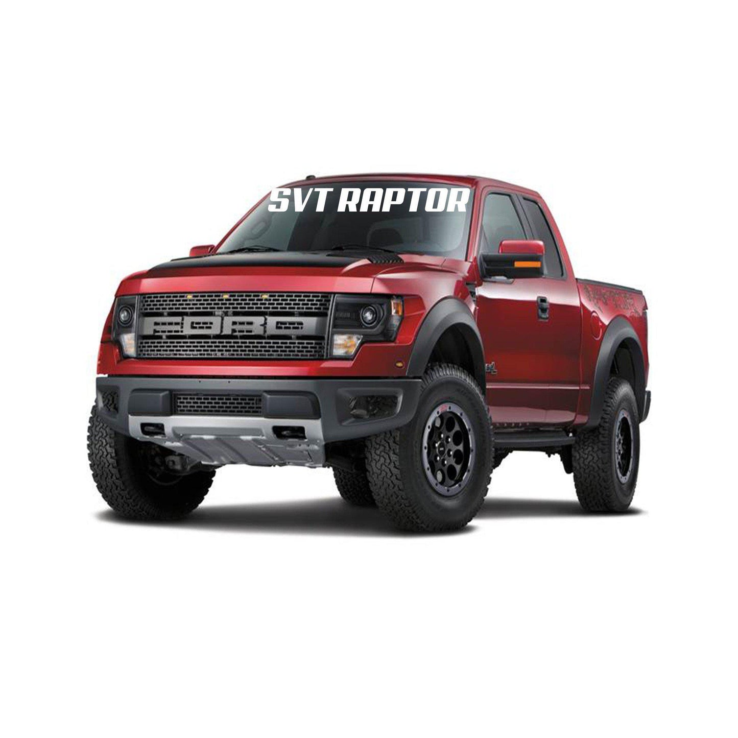 Windshield Decal "SVT RAPTOR" - Let's Print Big