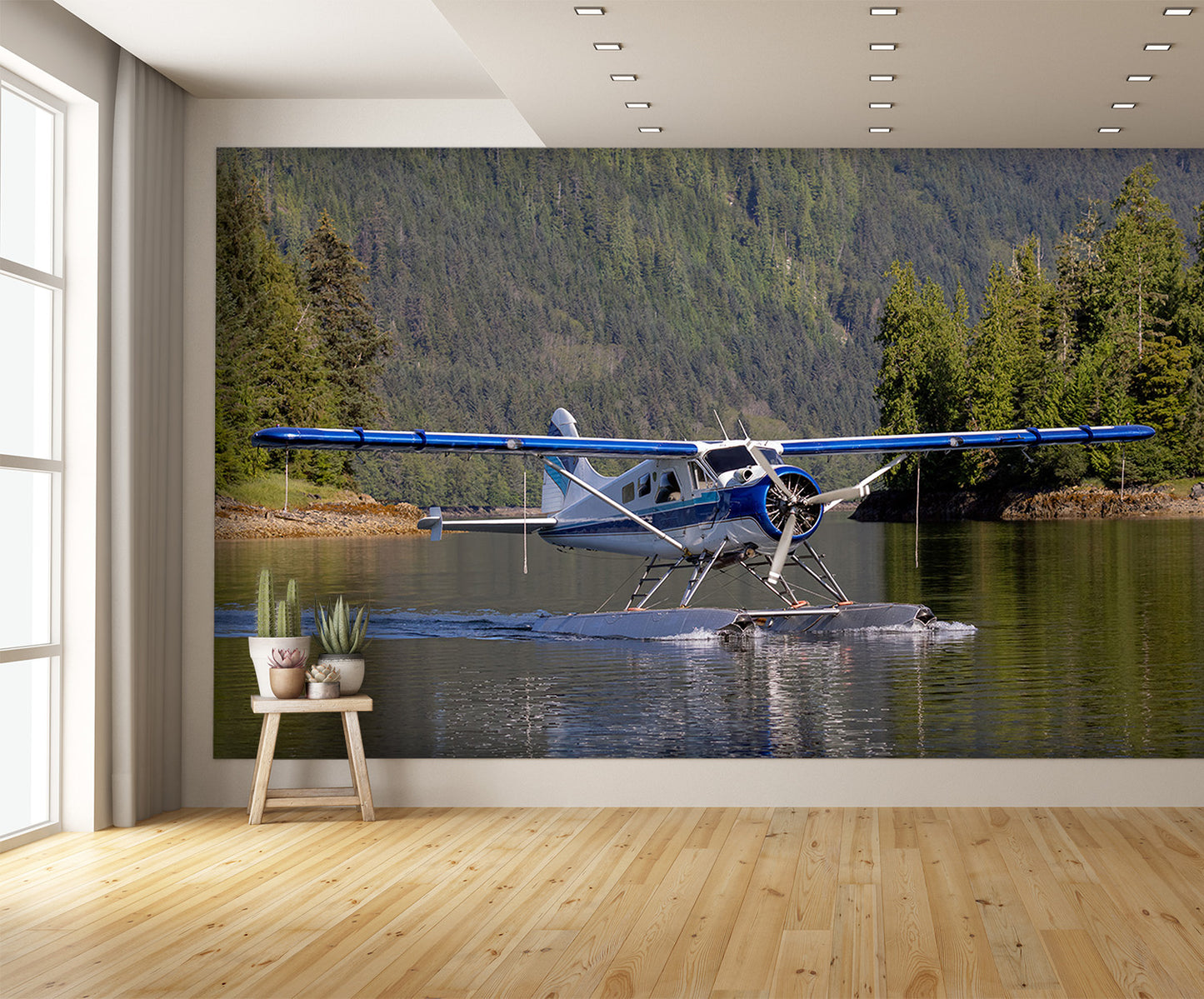 Seaplane Landing Ketchikan Alaska Wall Mural