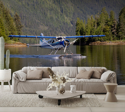 Seaplane Landing Ketchikan Alaska Wall Mural