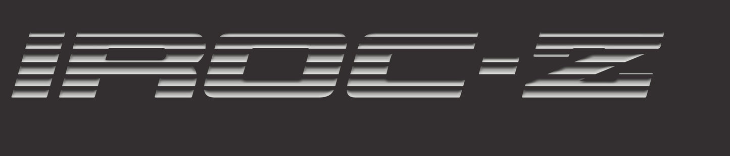 IROC-Z Gradient and Solid Colors Contour Cut Decals Auto Graphics Camaro - Let's Print Big