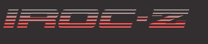 IROC-Z Gradient and Solid Colors Contour Cut Decals Auto Graphics Camaro - Let's Print Big