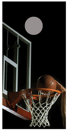 Slam Dunk Cornhole Board Decal Wraps