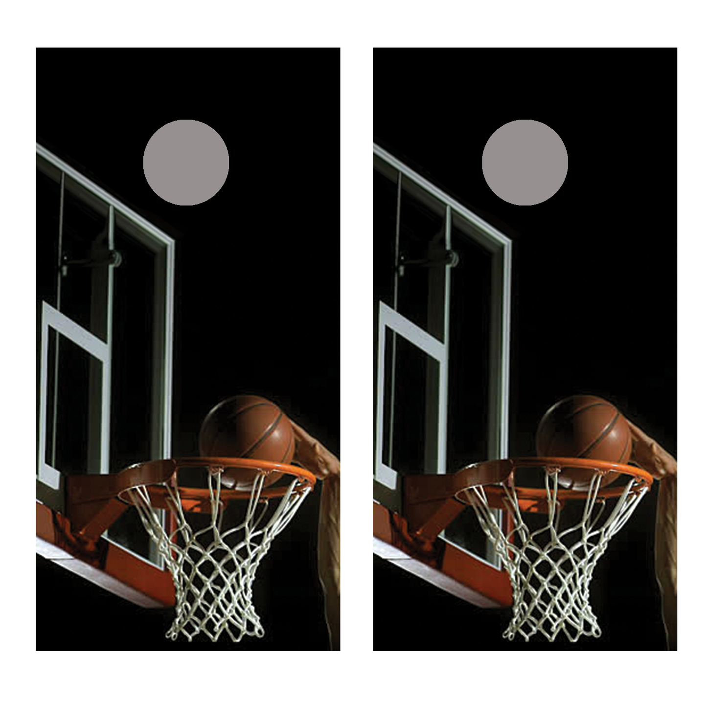 Slam Dunk Cornhole Board Decal Wraps