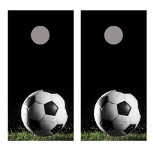 Soccer Ball 1 Cornhole Board Decal Wraps