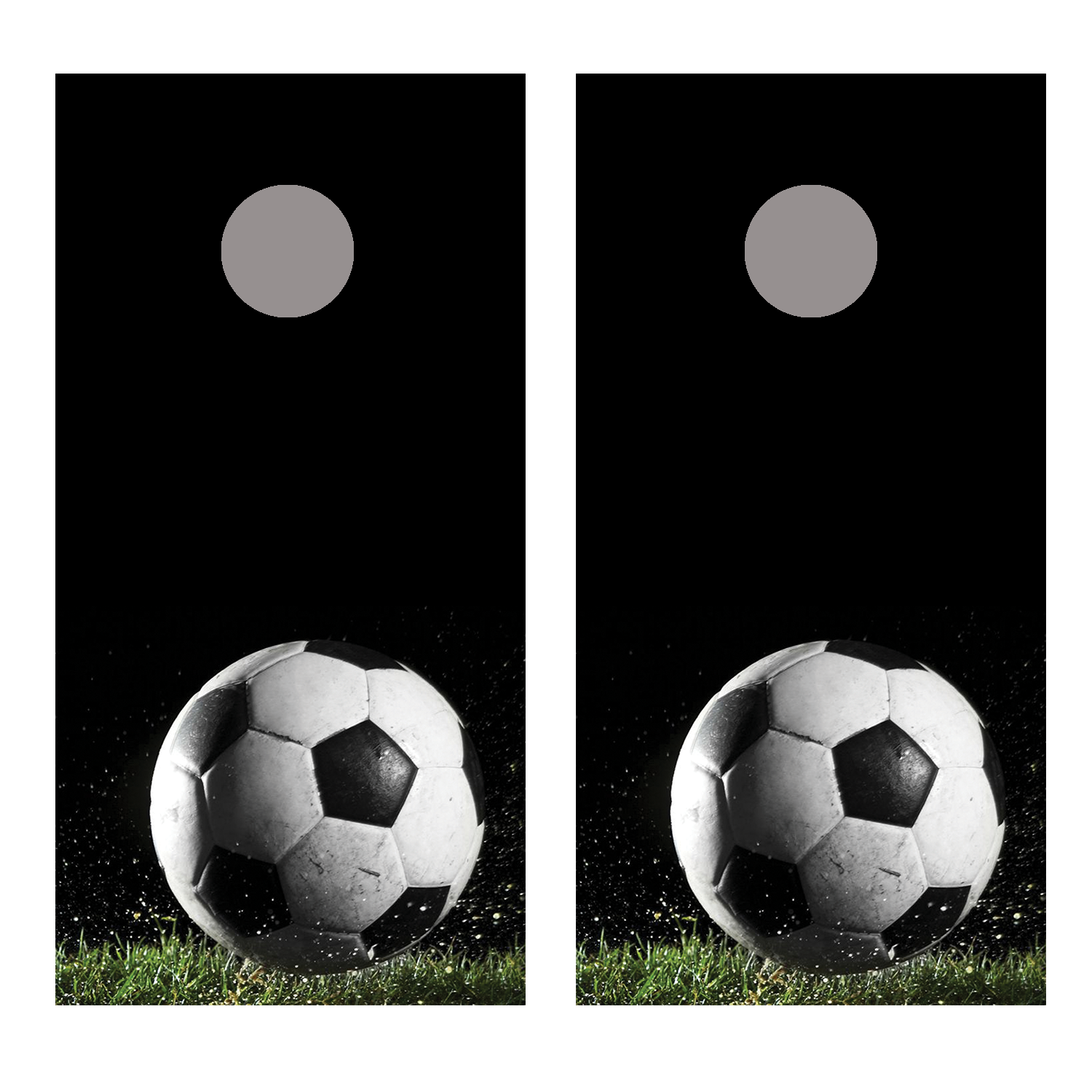Soccer Ball 1 Cornhole Board Decal Wraps