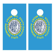 Flag of South Dakota Cornhole Board Decal Wraps