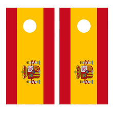 Flag of Spain Corn hole Board Decal Wrap