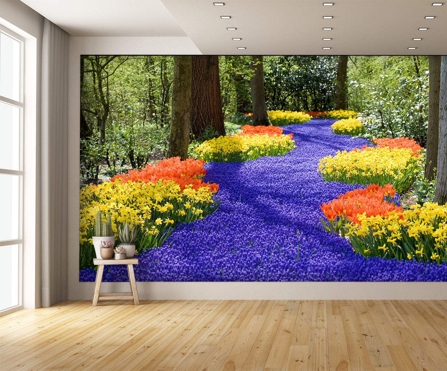 Spring Flowers Wall Mural