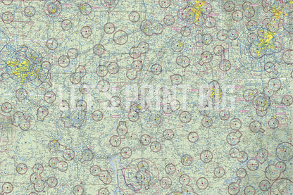 Aeronautical Chart St Louis Wall Mural