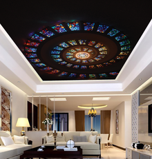 Stain Glass Ceiling Mural
