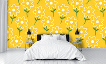 Summer Flowers Fields Wall Mural