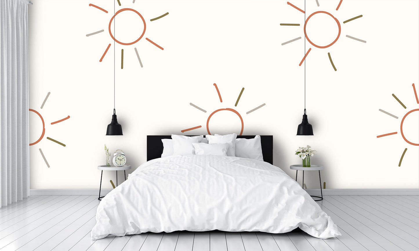 Sun in the Sky Wall Mural