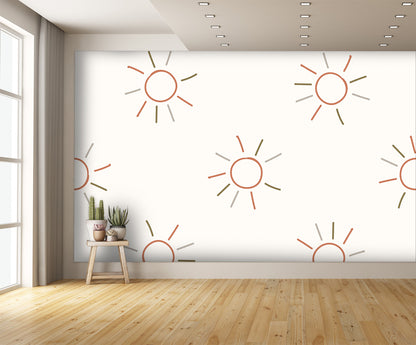 Sun in the Sky Wall Mural