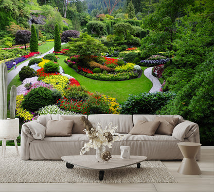 Sunken Garden Wall Mural