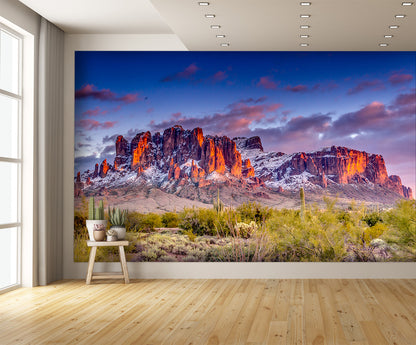 Superstition Mountains Arizona Wall Mural