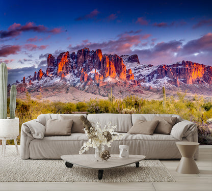 Superstition Mountains Arizona Wall Mural