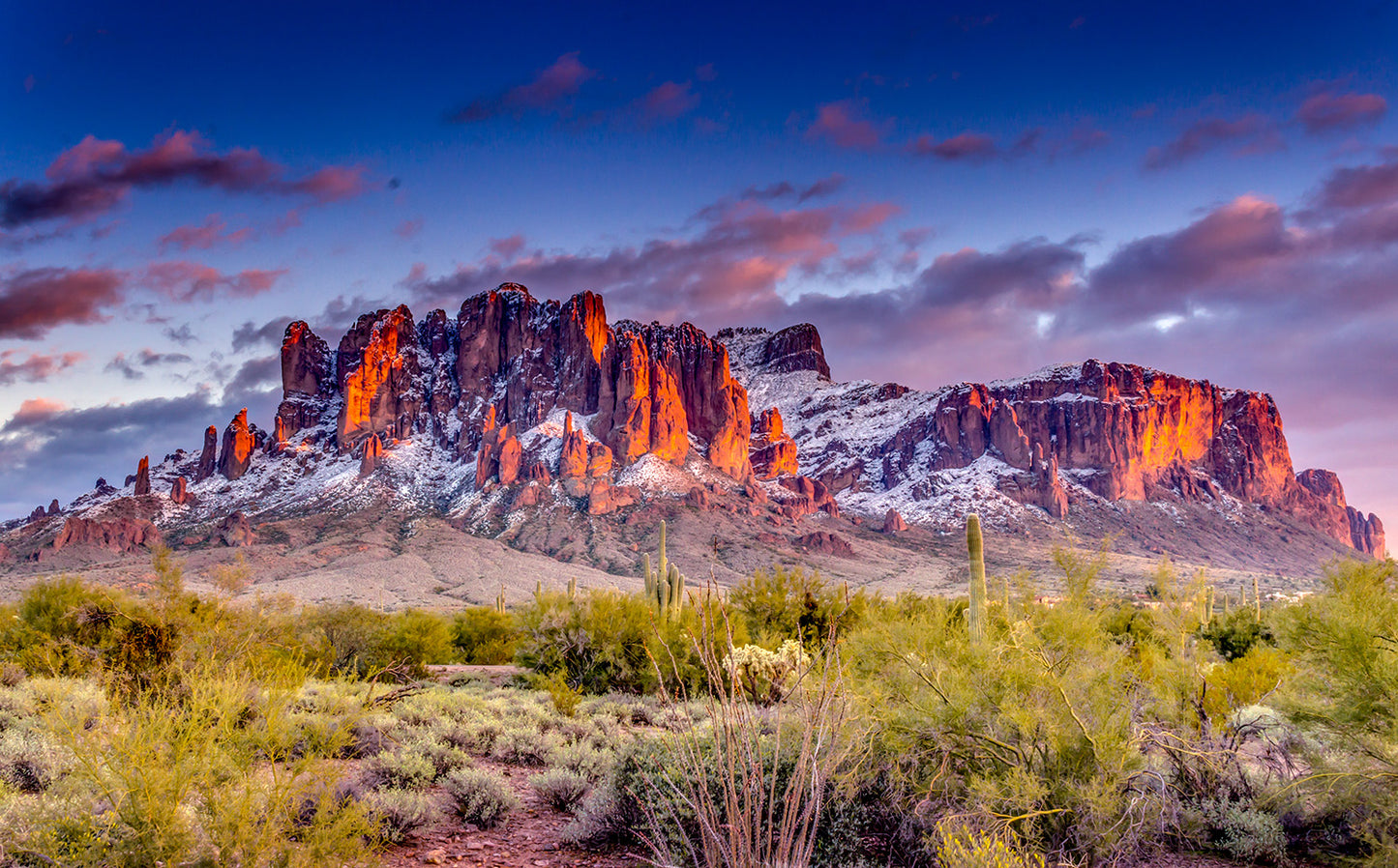 Superstition Mountains Arizona Wall Mural