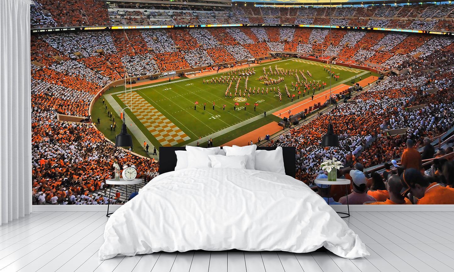 Tennessee Neyland Football Stadium Wallpaper Mural bedroom