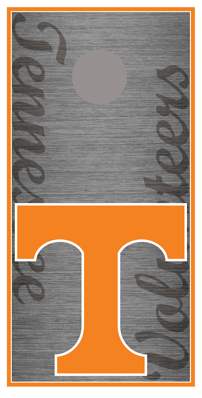 Tennessee Metal Design Cornhole Board Decal Wraps