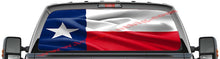 Texas Flag Lone Star Rear Window Decal Graphic
