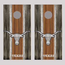 University of Texas Longhorns Wood Corn hole Board Decal Wrap