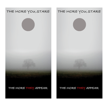The More You Stare... Cornhole Board Decal Wraps