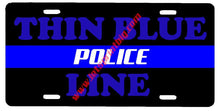 Thin Blue Line II-License Plate Car Tag - Let's Print Big