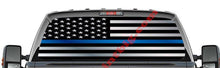 Thin Blue Line-Rear Window Decal-Graphic - Let's Print Big