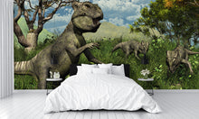 Three Archaeoceratops Dinosaurs Exploring Wall Mural