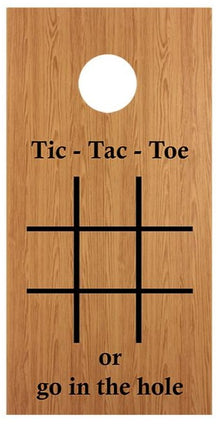 Tic Tac Toe Corn hole Board Decal Wrap