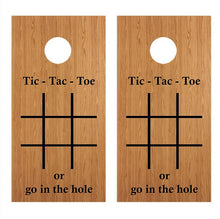 Tic Tac Toe Corn hole Board Decal Wrap