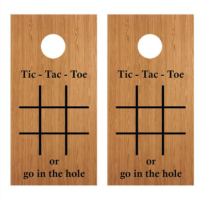 Tic Tac Toe Corn hole Board Decal Wrap