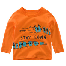 Toddler Kids Baby Boy T-Shirt Long Sleeve Cartoon