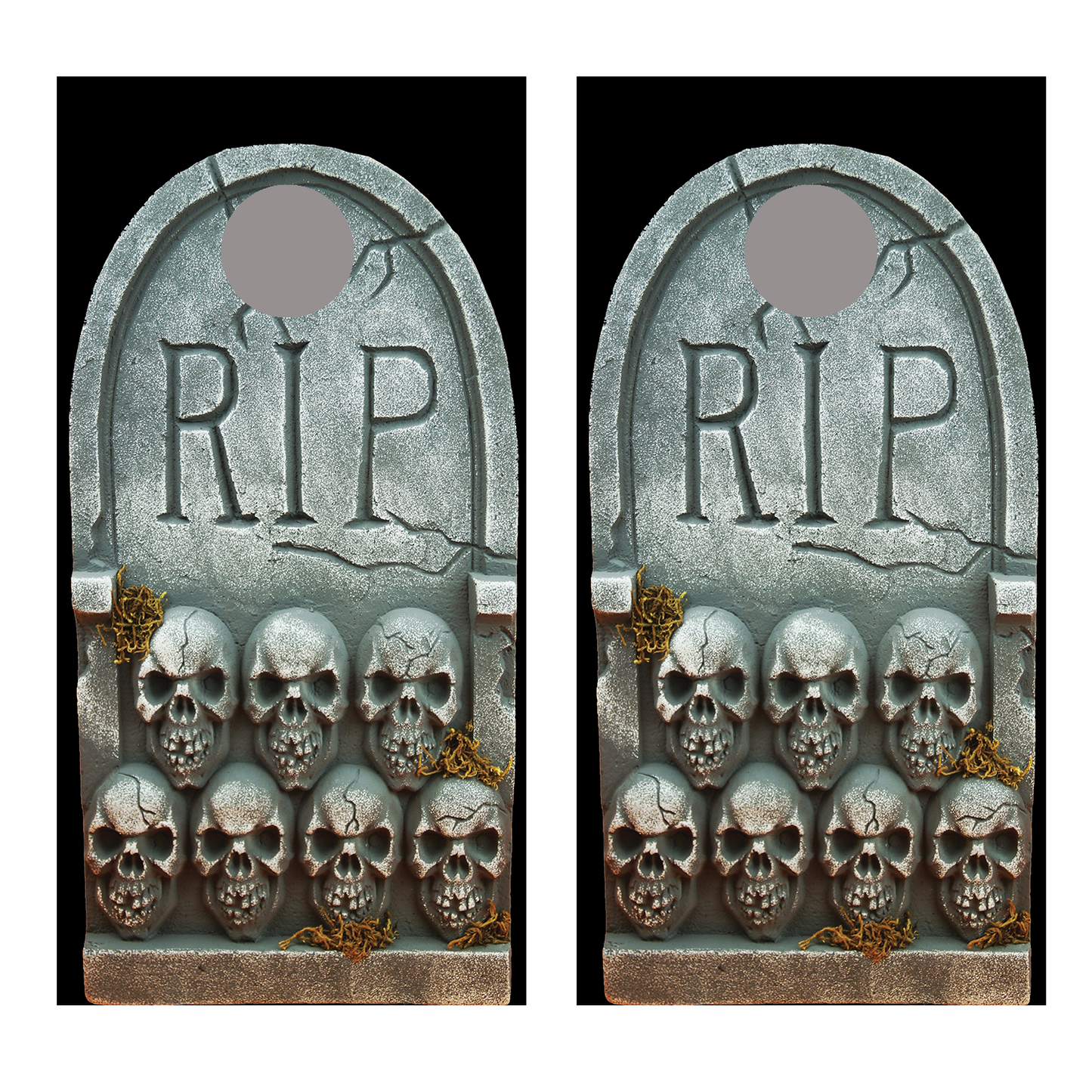 Tombstone R.I.P. Cornhole Board Decal Wraps