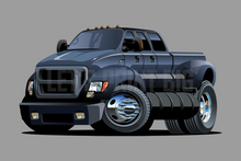 Car Art Truck Cartoon 4 Wall Decal