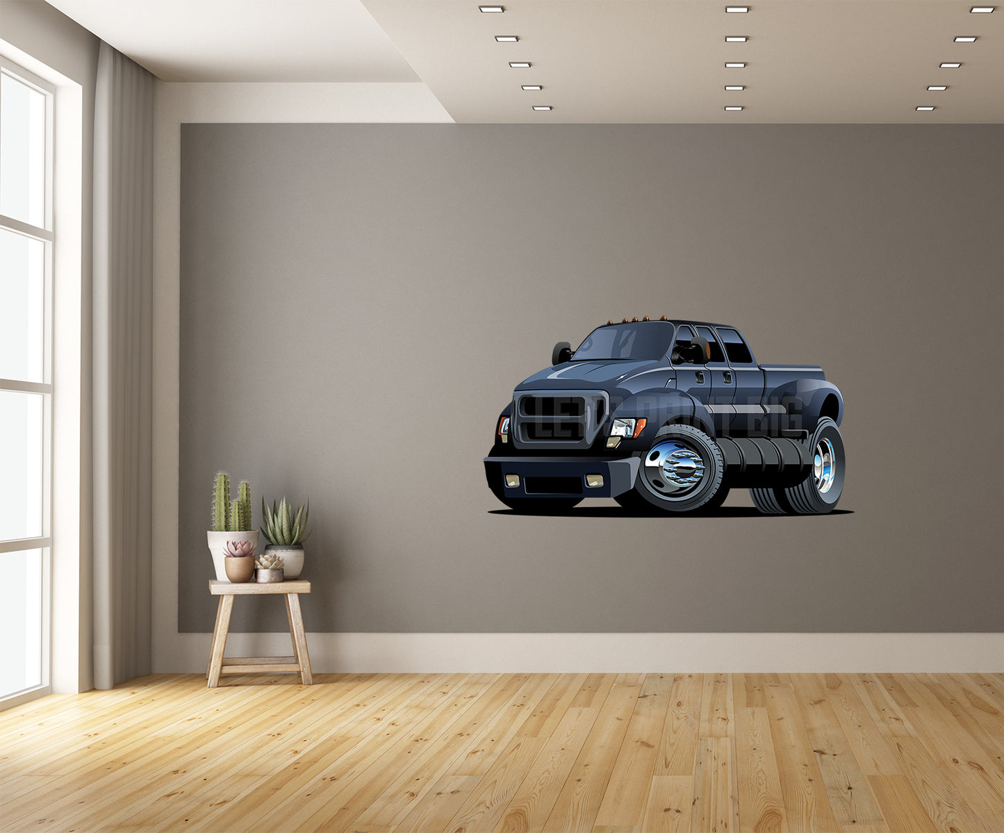 Car Art Truck Cartoon 4 Wall Decal