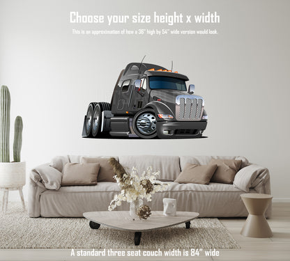 Car Art Truck Set Cartoon Wall Decal