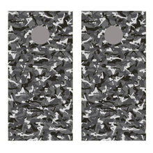 Trucker Gray Camo Small Girls Cornhole Board Decal Wraps
