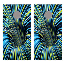 Tunnel Illusion Corn Hole Board Decal Wrap