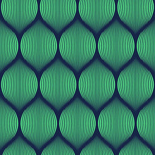 Wallpaper by the square foot Turquoise Pattern - Let's Print Big