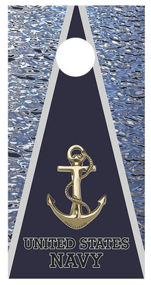 US Navy Water Corn hole Board Decal Wrap