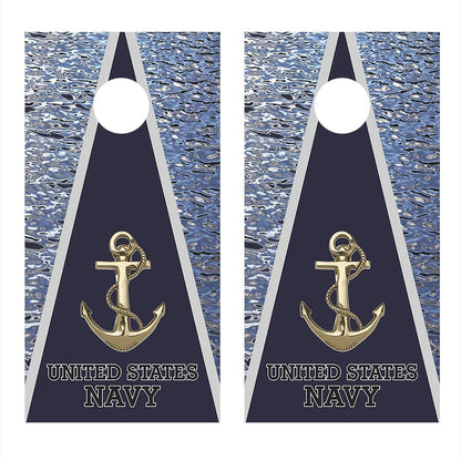 US Navy Water Corn hole Board Decal Wrap