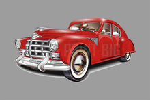 Car Art Vintage Car Challenger Wall Decal