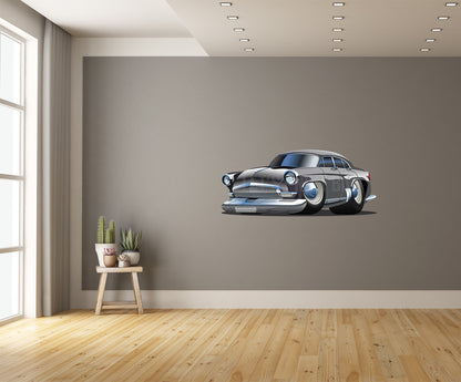 Car Art Vintage Car Cartoon Wall Decal
