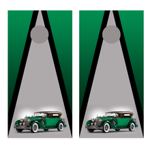 Vintage Car 1 Cornhole Board Decal Wraps