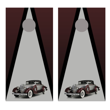 Vintage Car 3 Packard Cornhole Board Decal Wraps