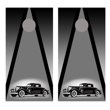 Vintage Car 4 Cornhole Board Decal Wraps