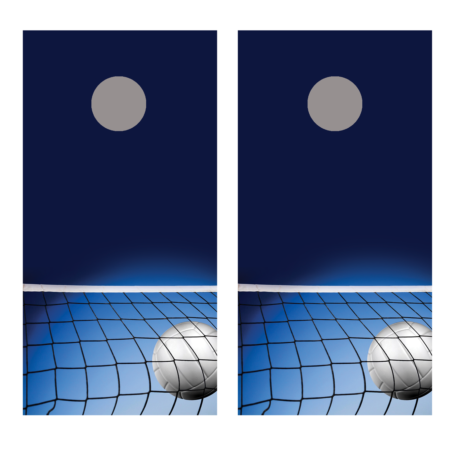 Volleyball and Net Corn Hole Decal Wrap