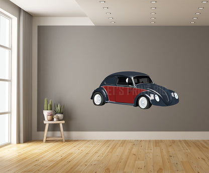 Car Art Volkswagon wall decal version 2