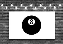 Eight Ball Pool Ball Wall Art Decal Sticker - Let's Print Big